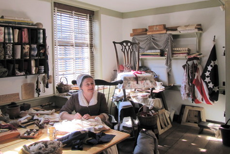 Betsy Ross re-enactor, 2011