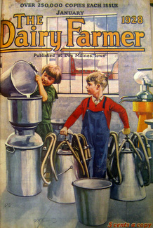 The Dairy Farmer, cover, Jan 1928