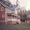 "Garden House" and "Carriage House" face south.  They provide new staff housing for a childrens' summer camp founded here in the 1920s. 