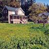 Our new buildings were located in an open meadow above an enclosed garden.  They are the first buildings seen as one enters camp.  We designed them to resemble an early 20th Century island farm.